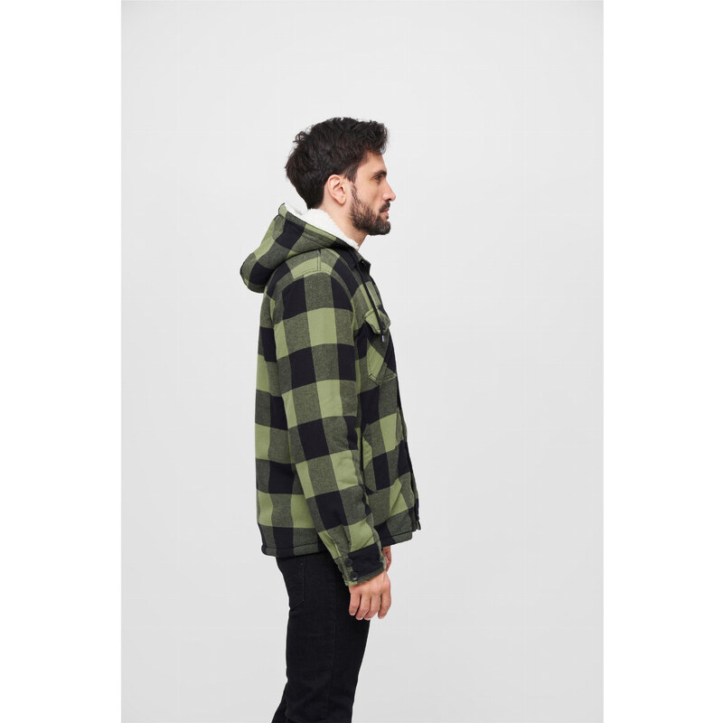 Brandit / Lumberjacket Hooded black/olive