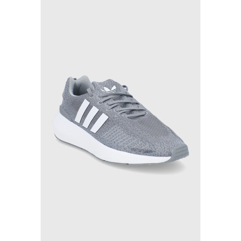 Boty adidas Originals Swift Run GZ3495 šedá barva, GZ3495-GRETH/WHT