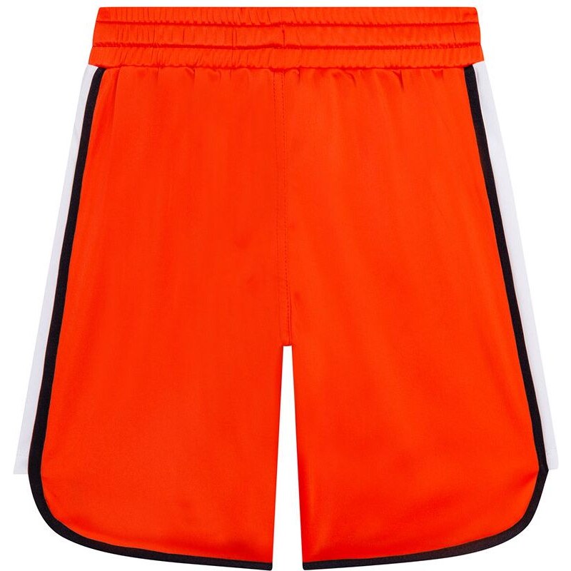 Dětské bavlněné šortky Dkny oranžová barva, nastavitelný pas