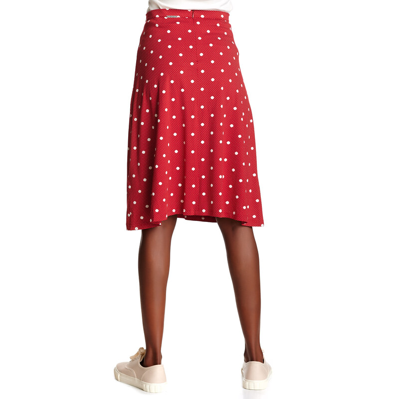 Summer Maria – červená sukně do áčka s puntíky Vive Maria