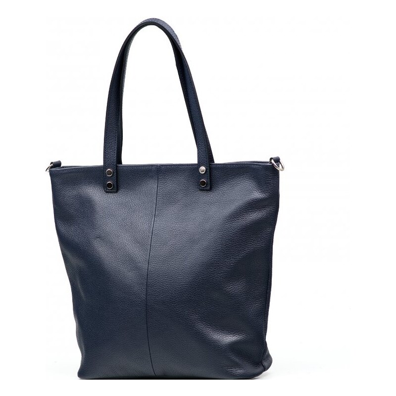Blaire Kožená shopper kabelka Pegy modrá 55900952