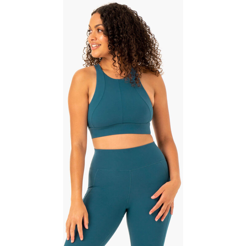 Sportovní podprsenka Reset High Impact Teal - Ryderwear