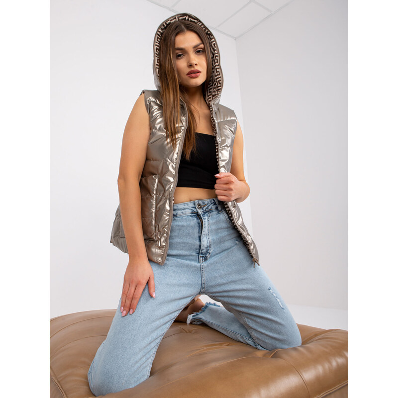 Béžová vesta Yups cx4291. Chladivo R12 78765402