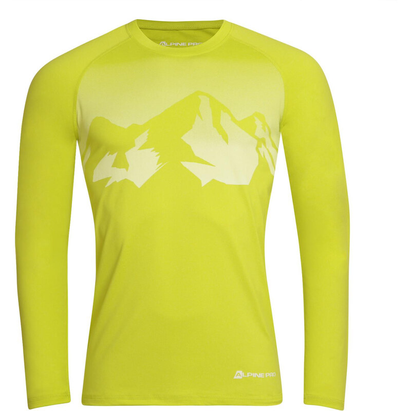 Pánské triko Alpine Pro TAR 3 - reflexní žlutá