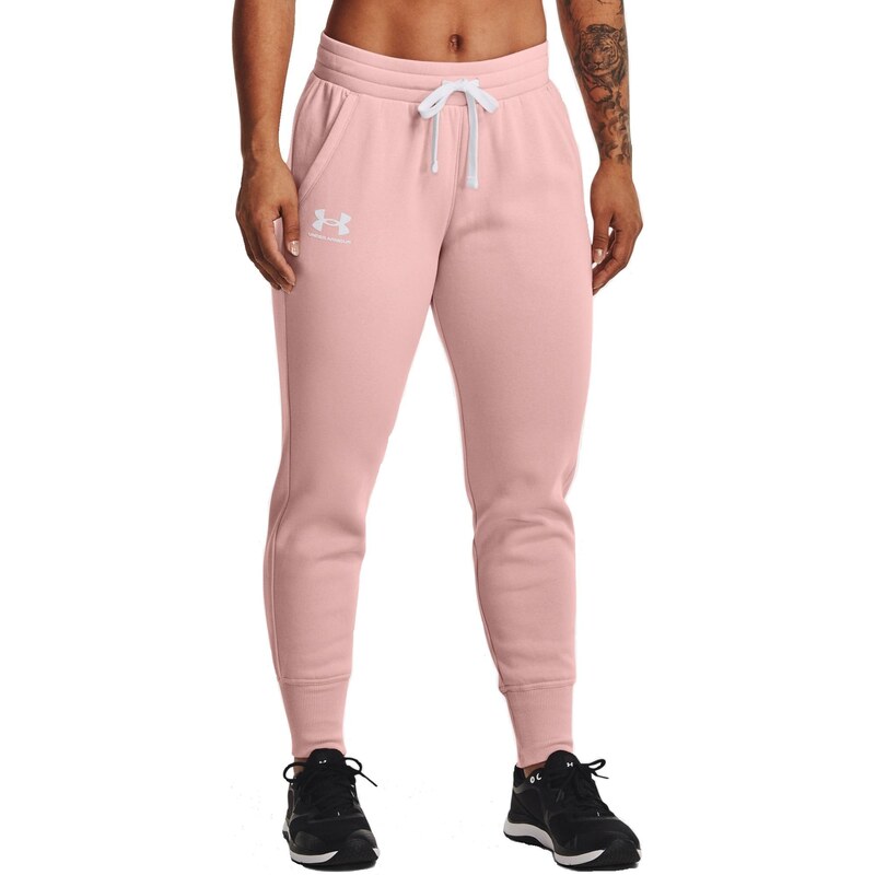 Kalhoty Under Armour Rival Fleece Joggers-PNK 1356416-676