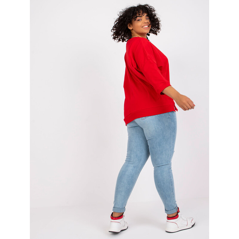 RELEVANCE Blouse-RV-BZ-7504.81P-red