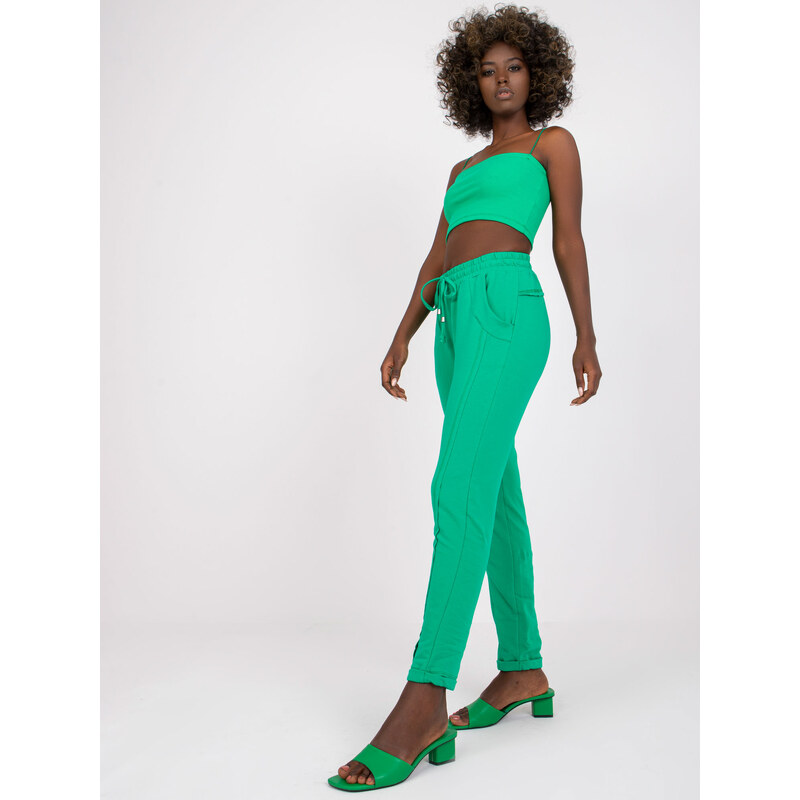 BASIC Feel Good Sweatpants-RV-DR-3589.06X-green