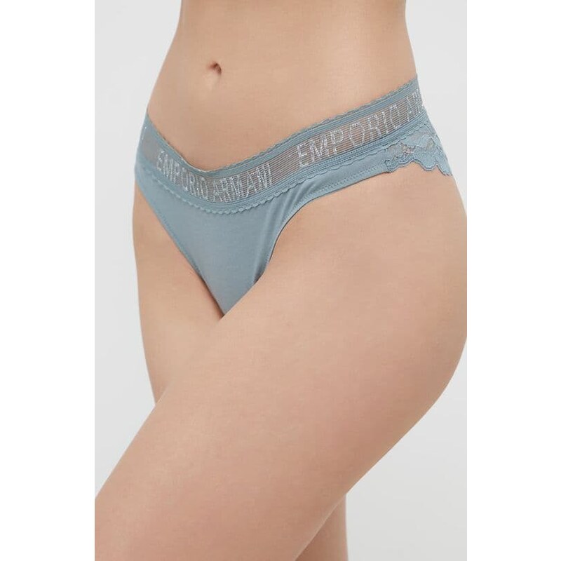 Dámské kalhotky 162948 1A222 - 24634 - Modrá - Emporio Armani 68062279