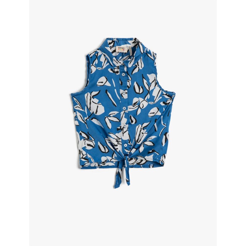 Koton Sleeveless Shirt Printed Waistband