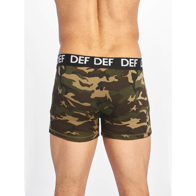 DEF Dong Boxershorts zelené kamufláže