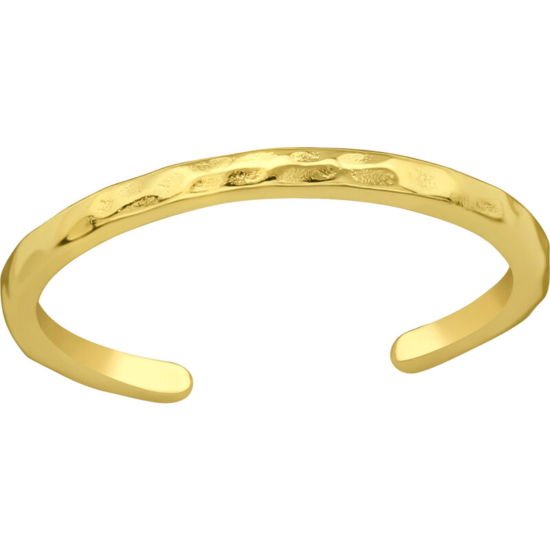OLIVIE Stříbrný prsten na nohu GOLD 5787