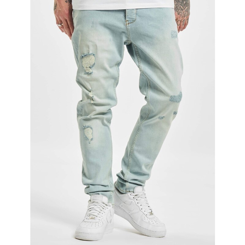 DEF Antoine Slim Fit Jeans světle modrý denim