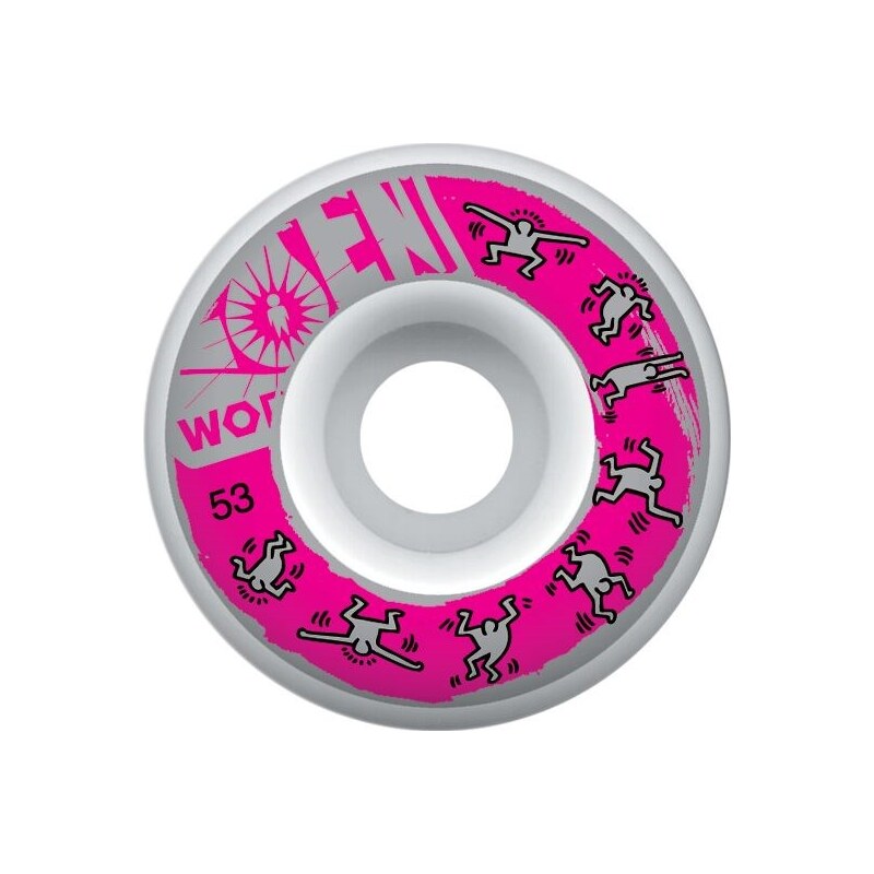 kolečka ALIEN WORKSHOP - Haring 53 Pink (RUZOVA)