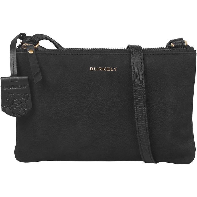 Dámská crossbody kožená kabelka Burkely Laura - černá 68079368