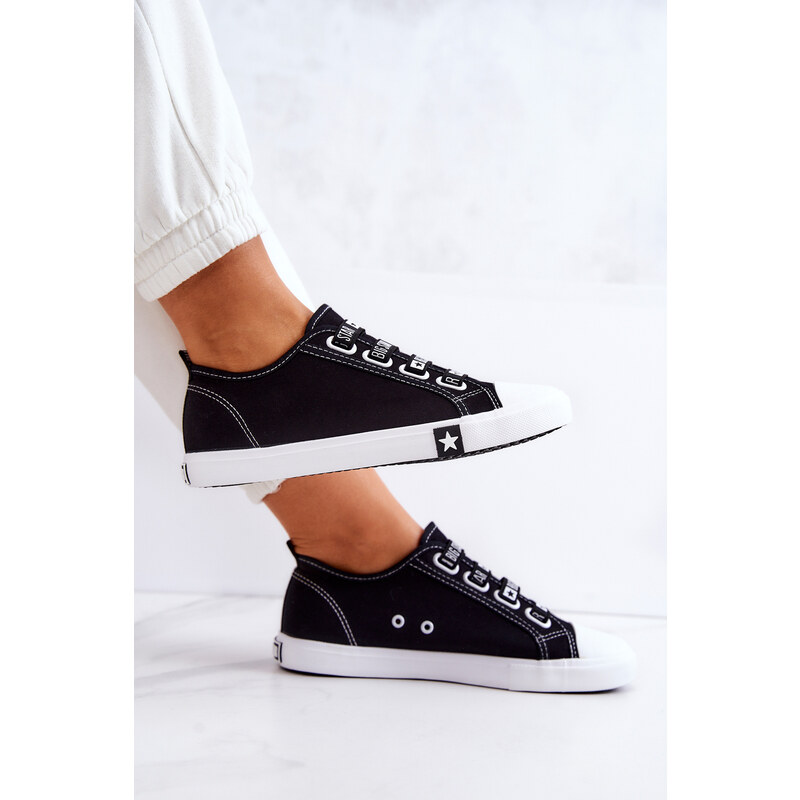 BIG STAR SHOES Women's Sneakers With Drawstring BIG STAR HH274098 Black