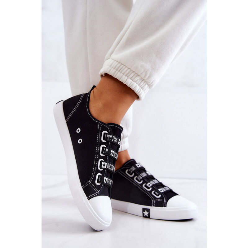 BIG STAR SHOES Women's Sneakers With Drawstring BIG STAR HH274098 Black