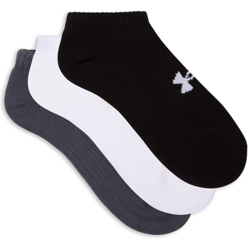 Under Armour UA Core No Show 3pk Black