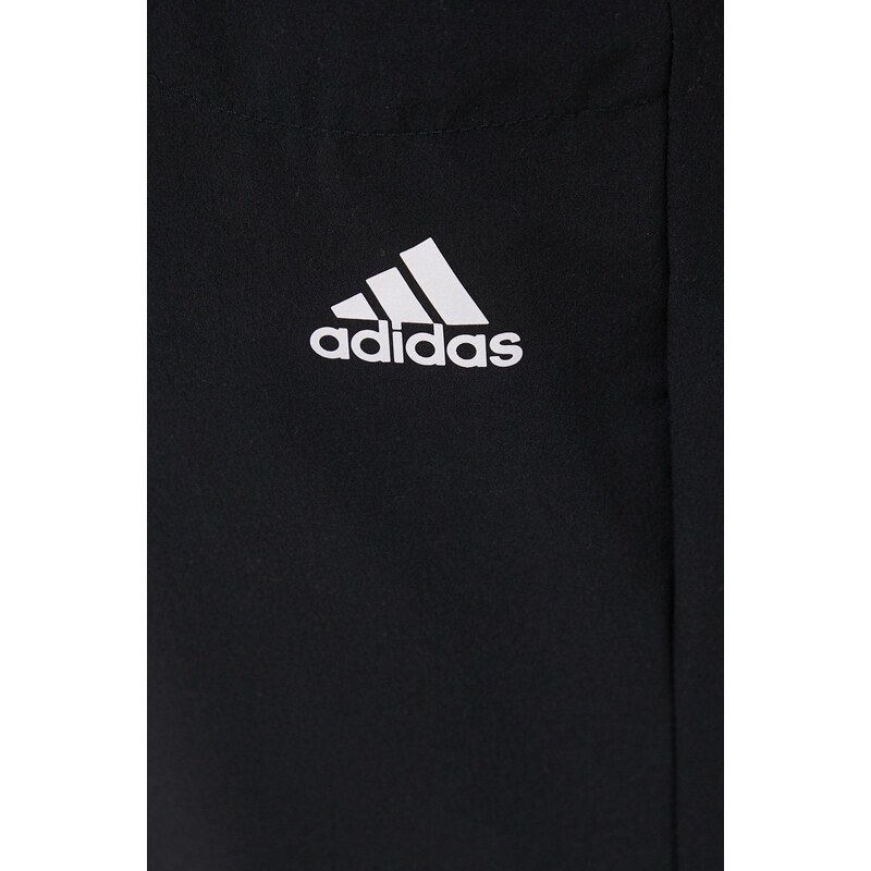 Tréninkové kalhoty adidas Performance Versatile HD9622 dámské, černá barva, jednoduché, high waist
