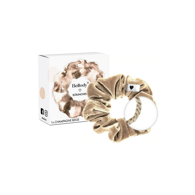 Bellody Original Scrunchies 1 ks, Champagne Beige