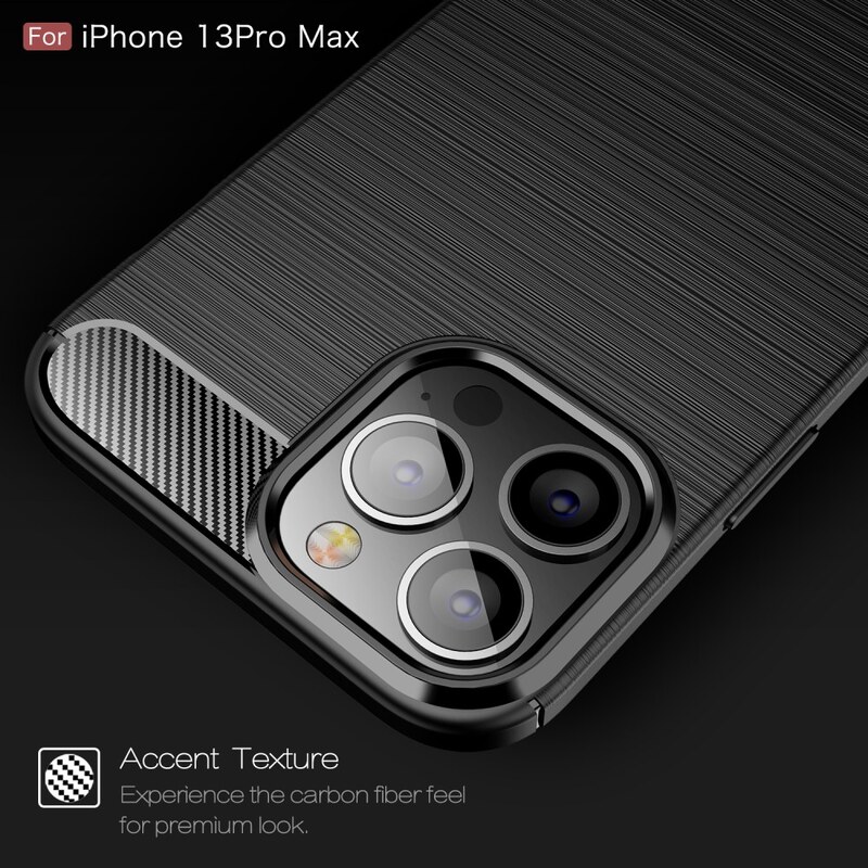 iPouzdro.cz Ochranný kryt pro iPhone 13 Pro MAX - Carbon Fibre