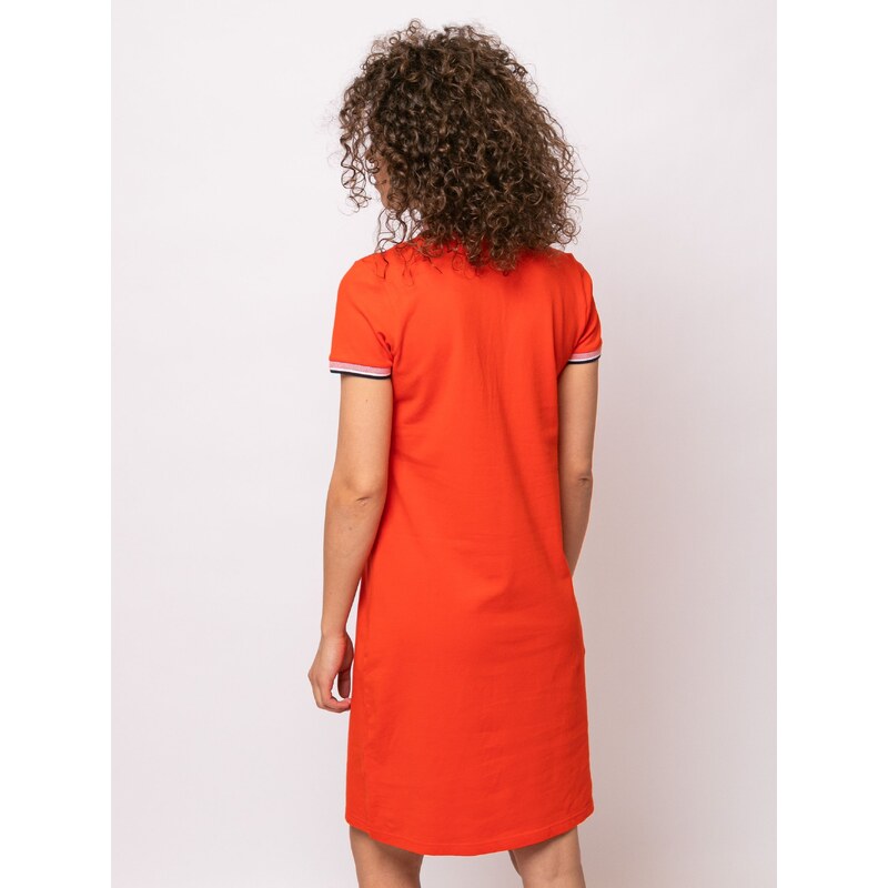 Heavy Tools dámské tričkové šaty Viola oranžové