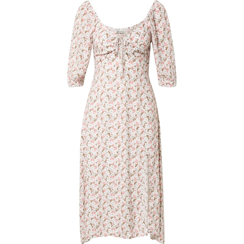 HOLLISTER Šaty brokátová / khaki / starorůžová / pastelově