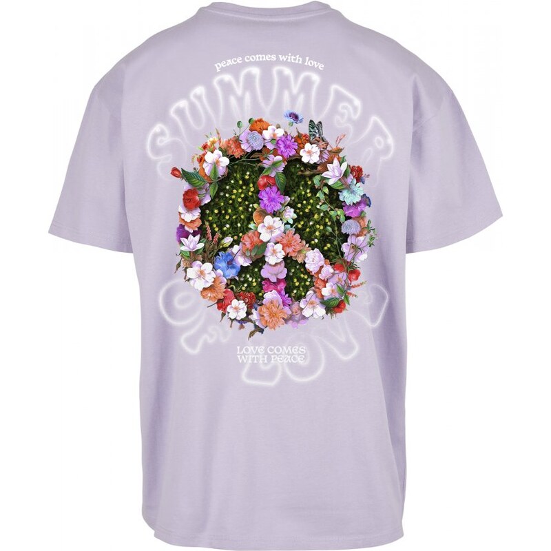 MISTER TEE Summer Of Love Oversize Tee - lilac