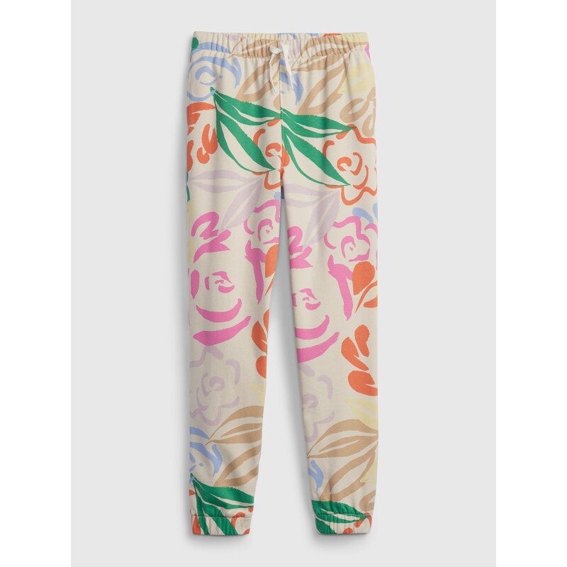 GAP Dětské tepláky floral - Holky