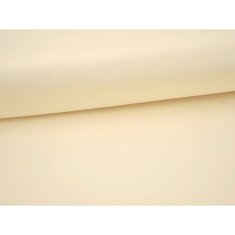 Mirtex Látka SATEEN 150 (216 Žlutá CREAM hladký)-285cm / METRÁŽ NA MÍRU