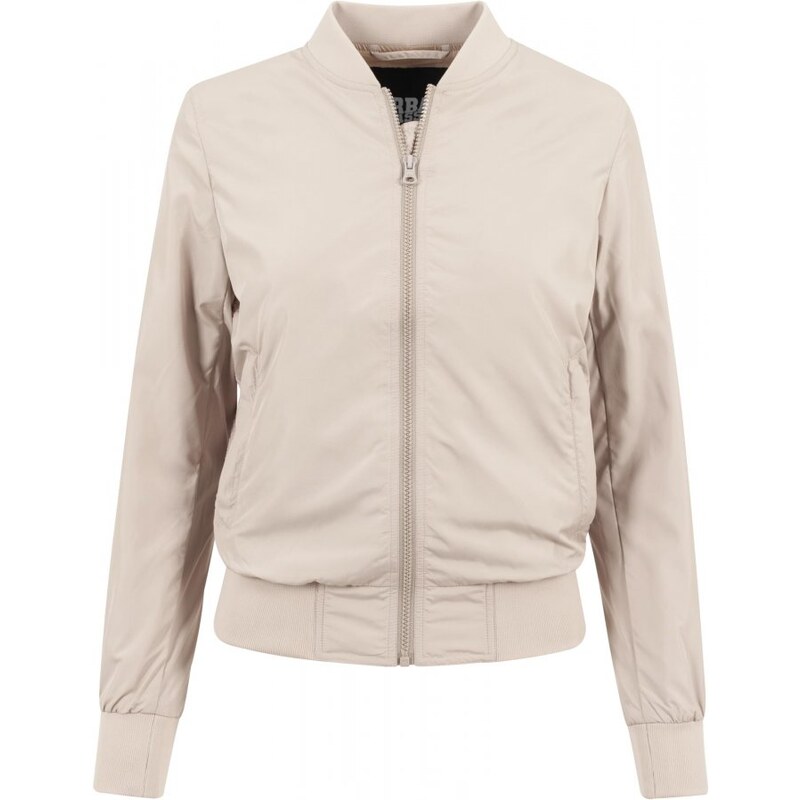 Dámská jarní/podzimní bomber bunda Urban Classics - béžová 115692003