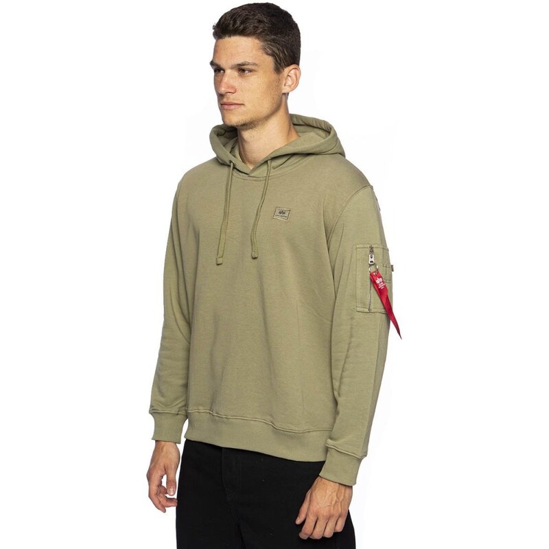 Mikina ALPHA INDUSTRIES X-Fit Hoody Khaki