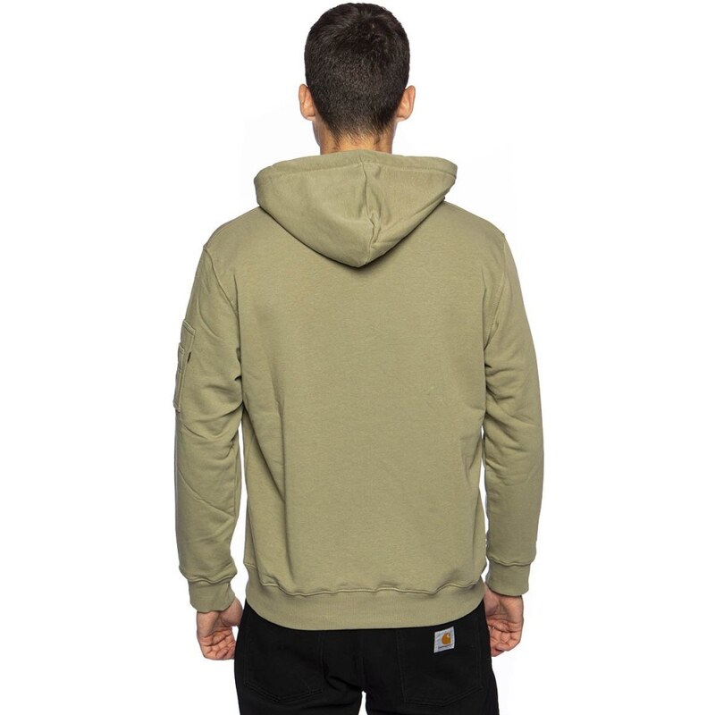 Mikina ALPHA INDUSTRIES X-Fit Hoody Khaki