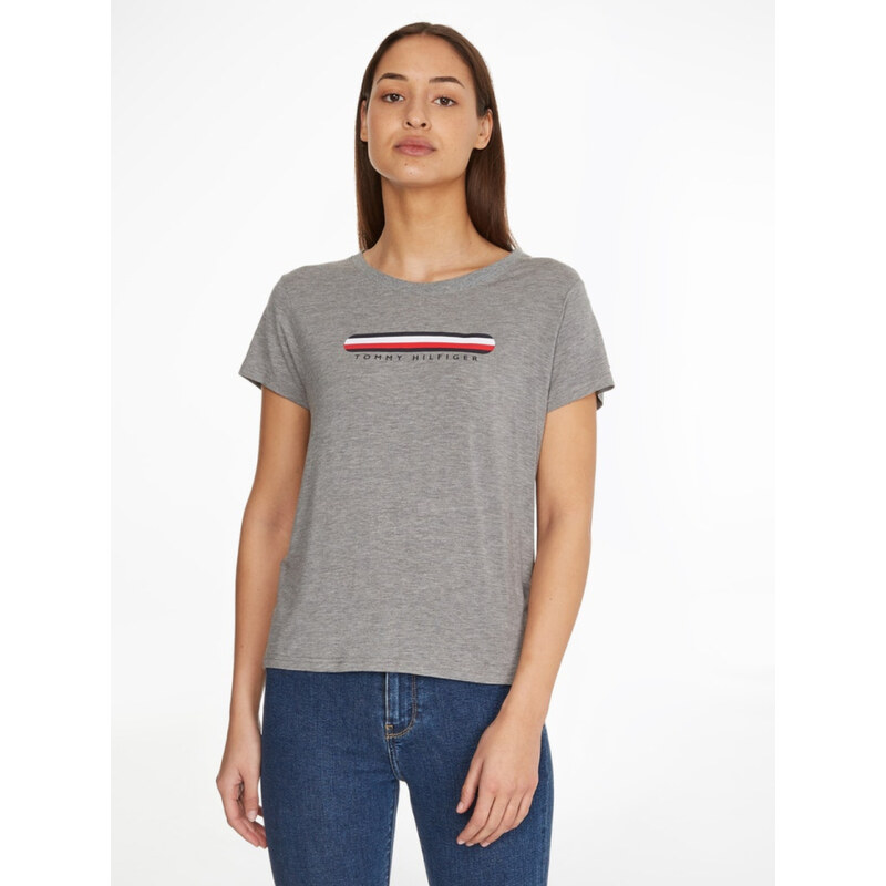 Tommy Hilfiger dámské šedé tričko