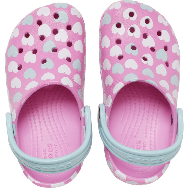 Dětské boty Crocs CLASSIC EASY ICON růžová