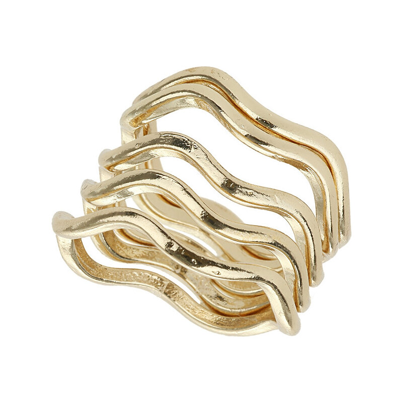 Topshop Curved Ring Pack