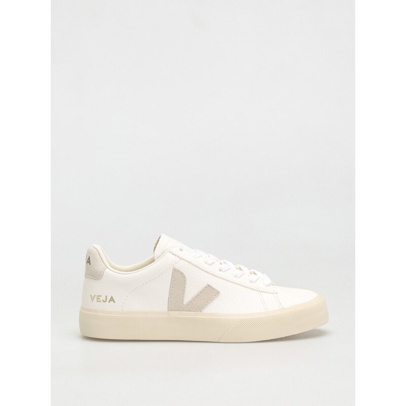 Veja Campo (extra white natural suede)bílá