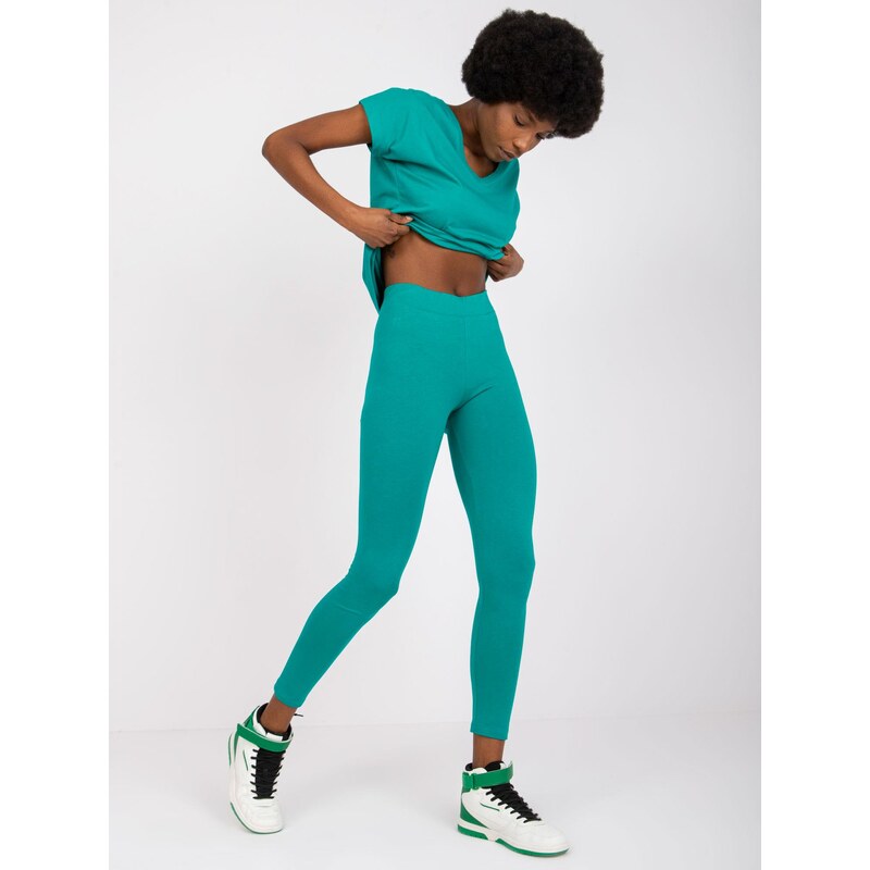 BASIC Feel Good Leggings-AP-LG-A-002-turquoise