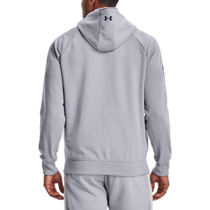 Mikina s kapucí Under Armour UA Pjt Rck Hvywght Terry FZ-GRY 1370456-011