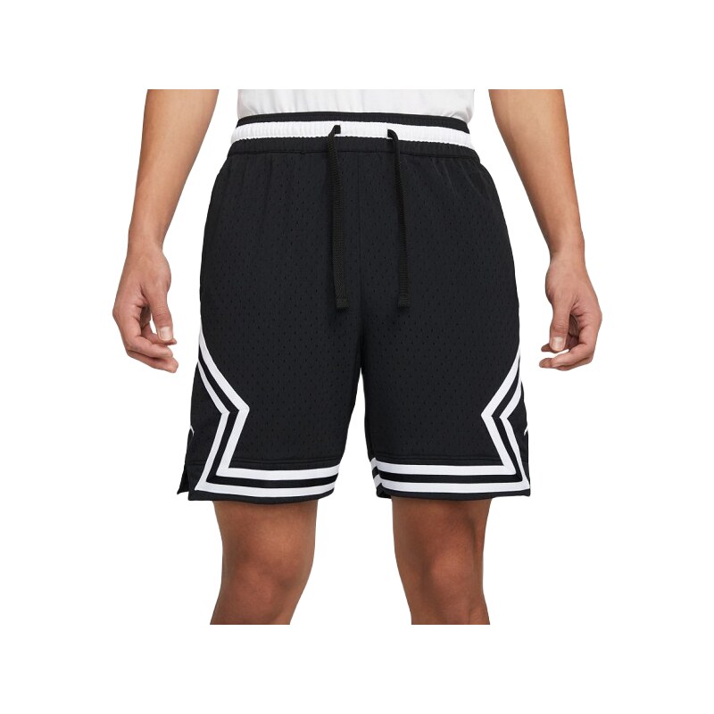 Air Jordan Diamond Shorts / Černá, Bílá / 2XL