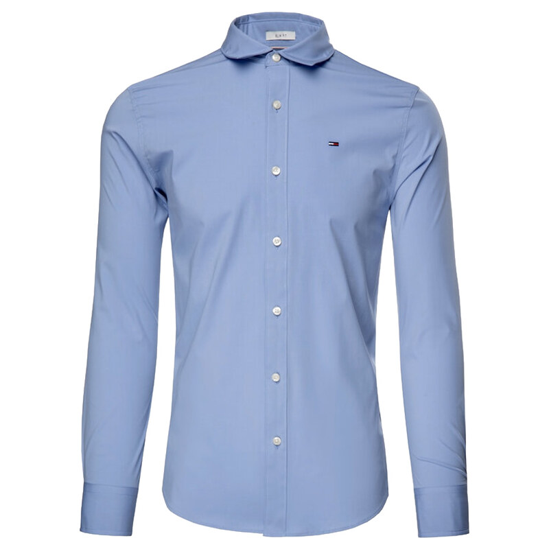 Tommy Jeans Shirt - Tommy Hilfiger TJM ORIGINAL STRETCH SHIRT pale blue