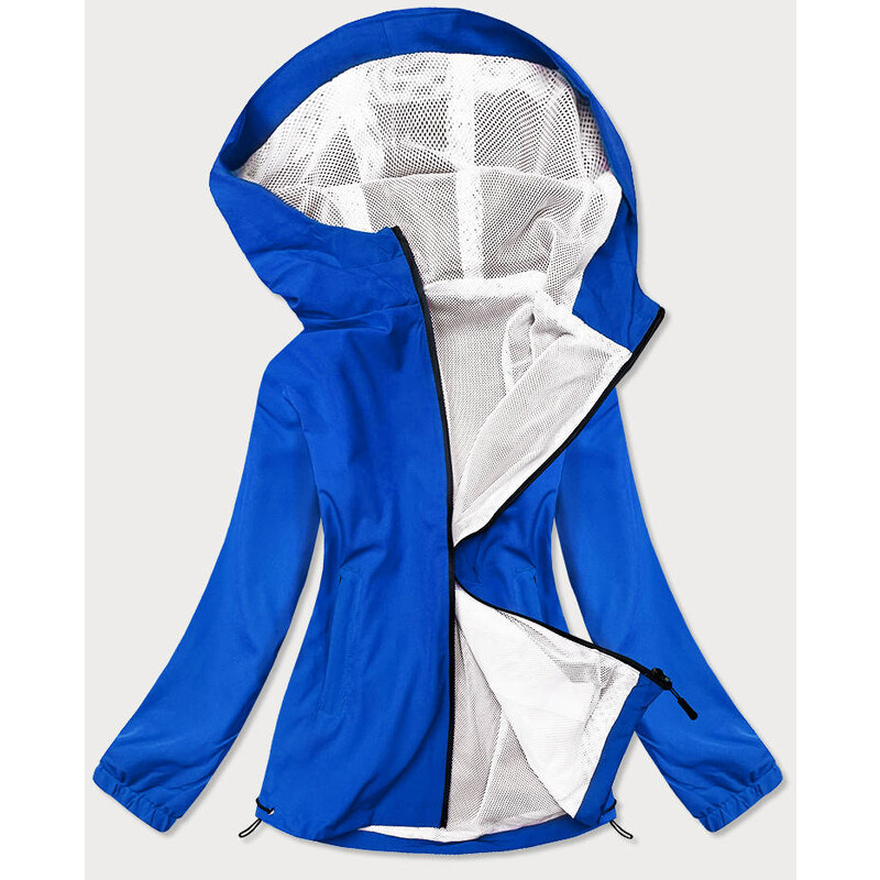 J.STYLE Světle modrá letní dámská bunda s podšívkou (HH036-9)