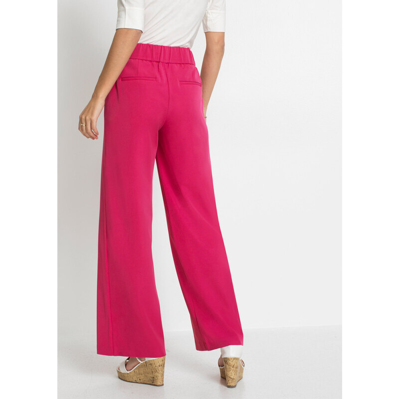 bonprix Široké kalhoty Pink