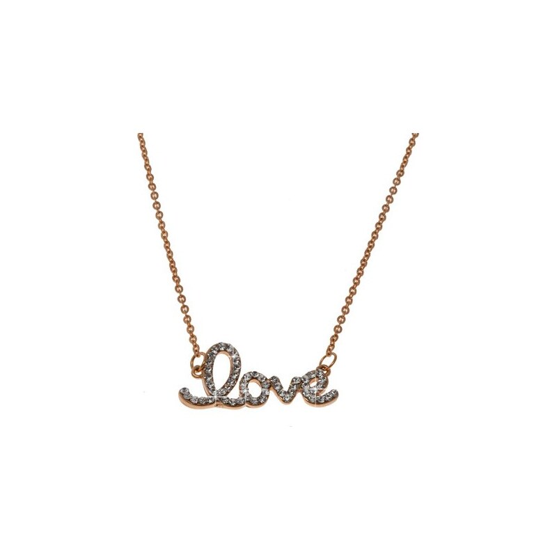 Zuzu Zlatý náhrdelník s nápisem "Love" ZR84
