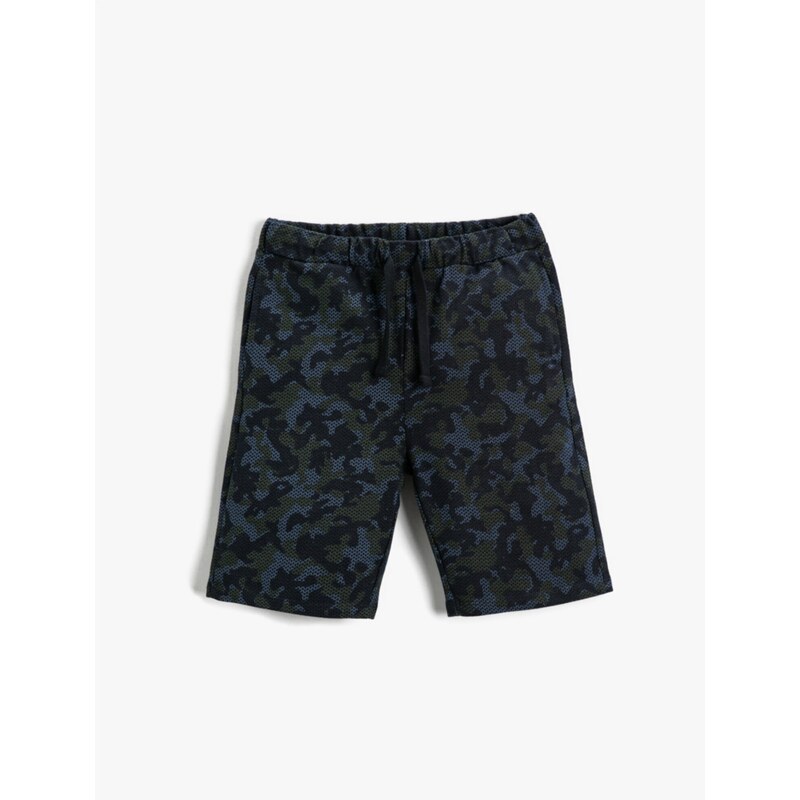 Koton Camouflage Patterned Shorts Cotton