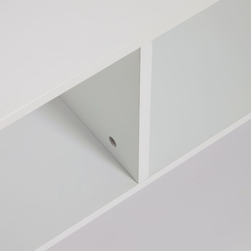 Bílá lakovaná komoda na úložné boxy Kave Home Nunila 78 x 40 cm