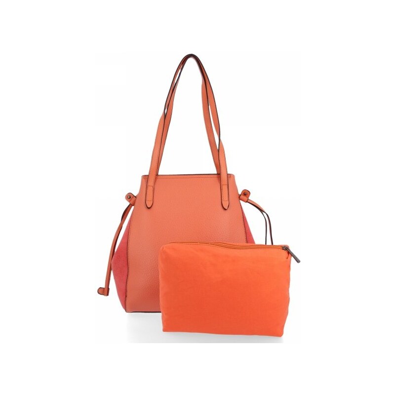 Dámská kabelka shopper bag David Jones korálová CM6421A