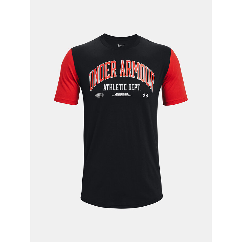 Under Armour Tričko UA ATH DEPT CLRBLK SS-BLK - Pánské