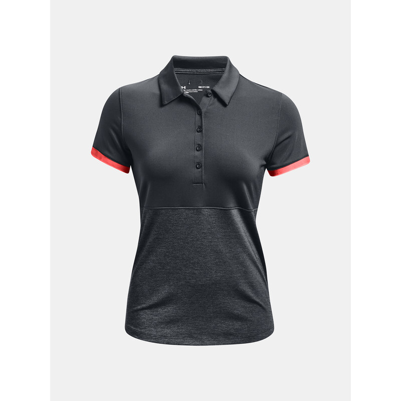 Under Armour Tričko UA Zinger Point SS Polo-GRY - Dámské