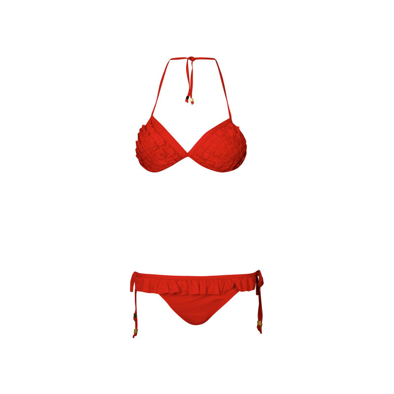 Červené bikini Malibu BOOHOO