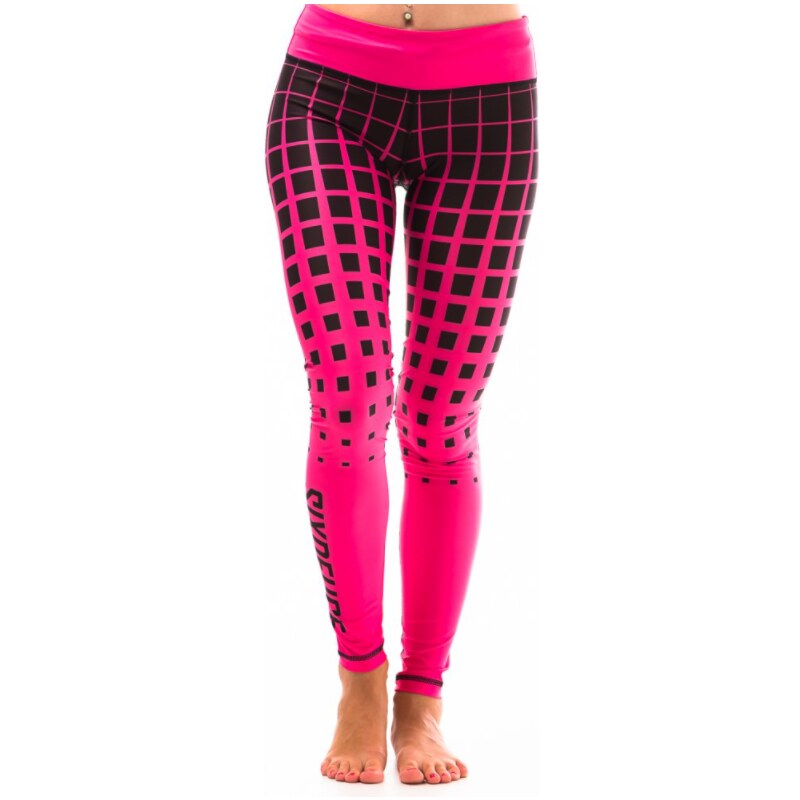 Dámské fitness legíny Six Deuce Pink Halftone - růžová - Litexo